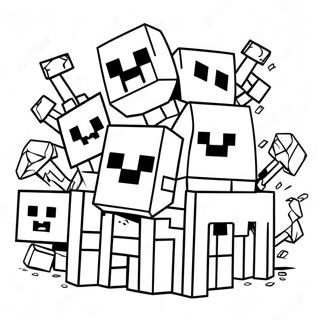 Fargeleggingsark For Minecraft Mutant Mobs 33161-17402