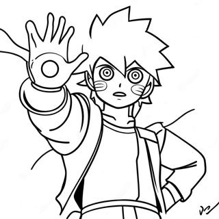 Minato Med Rasengan Fargeleggingsark 33682-17824