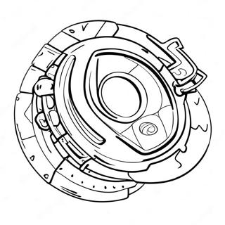 Spryzen Beyblade Fargeleggingsark 33952-18022