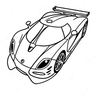 Koenigsegg Logo Fargeleggingsark 34162-18191