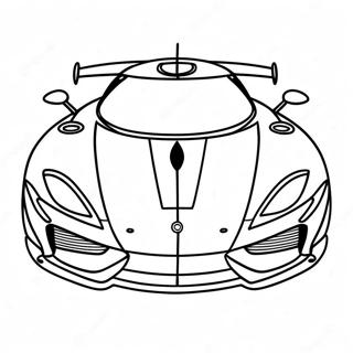 Koenigsegg Logo Fargeleggingsark 34162-18192