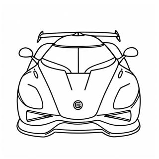 Koenigsegg Logo Fargeleggingsark 34162-28391