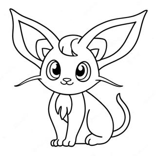 Espeon Fargeleggingsark 34192-18215