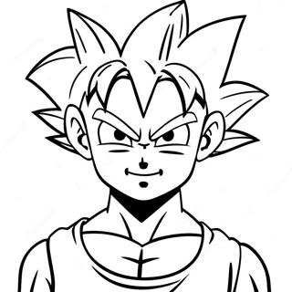 Goten I Super Saiyan Form Fargeleggingsark 34283-28490