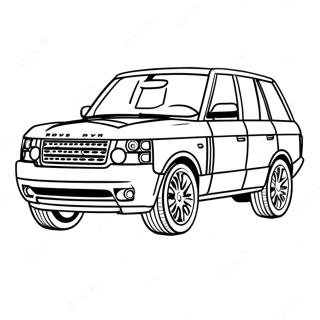 Luksus Range Rover Fargeleggingsark 34413-28670