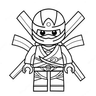 Zane Ninjago Fargeleggingsark 35093-29208