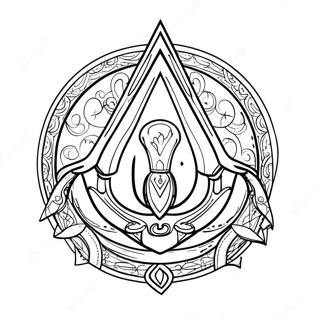 Assassins Creed Logo Fargeleggingsark 36263-30252