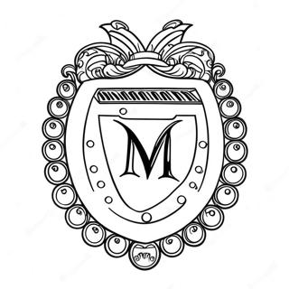 Maserati Logo Fargeleggingsark 36353-30315