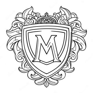 Maserati Logo Fargeleggingsark 36353-30316