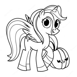 My Little Pony Halloween Fargeleggingsark