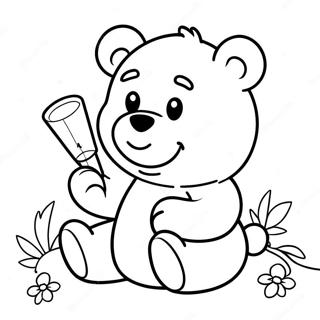 Chill Stoner Care Bear Fargeleggingsark 36936-30761