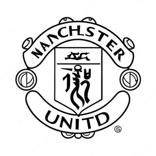 Manchester United Logo Fargeleggingsark 37797-31447