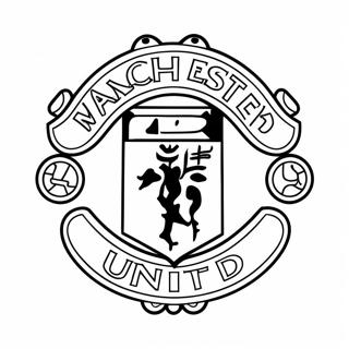 Manchester United Logo Fargeleggingsark 37797-31448