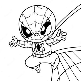 Chibi Spiderman Fargeleggingsark 37996-31603