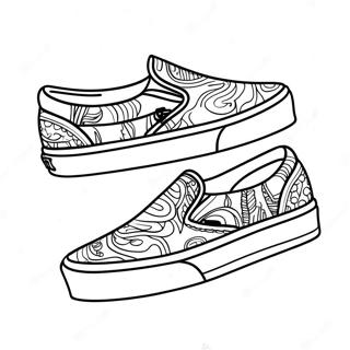 Vans Slip On Sneakers Fargeleggingsark 38467-31994