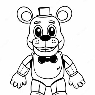 Fnaf Dukke I Aksjon Fargeleggingsark 38517-32023