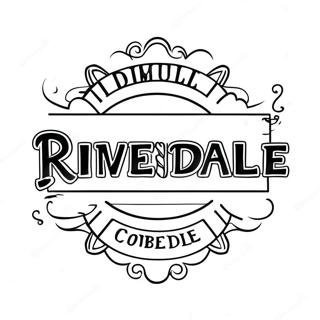 Riverdale Logo Fargeleggingsark 39006-32399