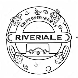 Riverdale Logo Fargeleggingsark 39006-32400