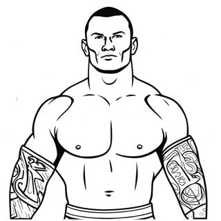 Randy Orton Wwe Fargeleggingsark 39387-32696