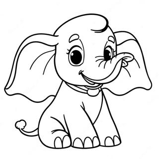 Dumbo Fargeleggingsark