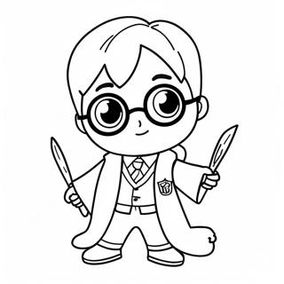 Harry Potter Chibi Fargeleggingsark 39637-32894