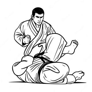 Jiu Jitsu Utover I Aksjon Fargeleggingsark 40108-33266