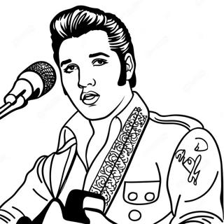 Elvis Fargeleggingsark 4010-3244