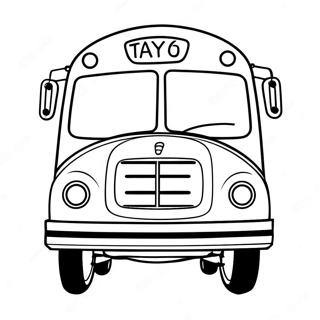 Tayo Den Lille Bussen Fargeleggingsark 40127-33278