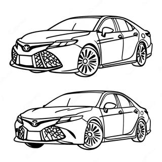 Toyota Camry Fargeleggingsark