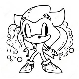 Sonic Undergrunn Fargeleggingsark