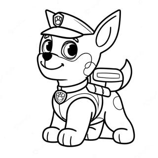 Paw Patrol Tracker Fargeleggingsark 40748-33755