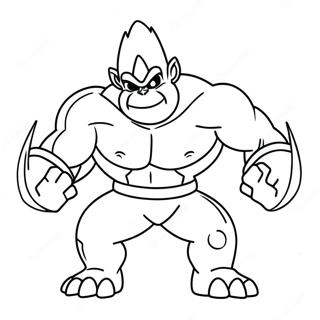 Machamp Fargeleggingsark 40868-33838