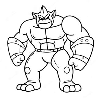 Machamp Fargeleggingsark 40868-33840