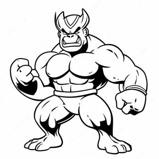 Machamp Fargeleggingsark