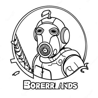 Borderlands Logo Fargeleggingsark 40878-33855