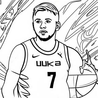 Luka Doncic Fargeleggingsark 40968-33926