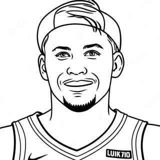 Luka Doncic Fargeleggingsark 40968-34030