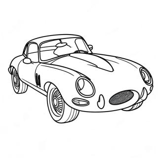 Jaguar Bil Fargeleggingsark 41158-34187