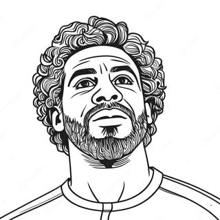 Mo Salah Fargeleggingsark