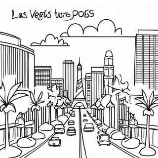 Las Vegas Strip Fargeleggingsark 42421-35172