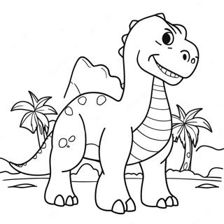 Stor Dinosaur Fargeleggingsark 43242-35985