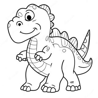 Stor Dinosaur Fargeleggingsark 43242-35987