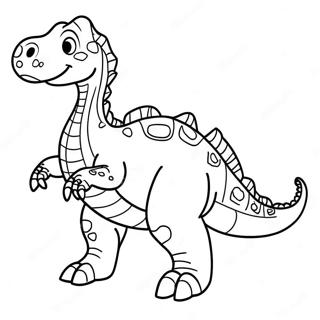 Stor Dinosaur Fargeleggingsark 43242-35988