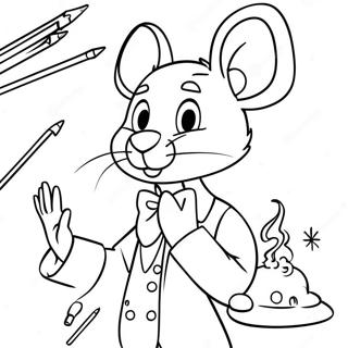 Geronimo Stilton Fargeleggingsark