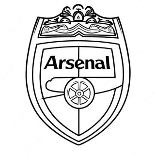 Fargeleggingsark Med Arsenal Logo 43472-36188