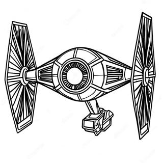 Tie Fighter Fargeleggingsark 43632-36302