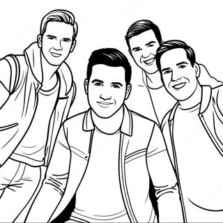 Big Time Rush Fargeleggingsark