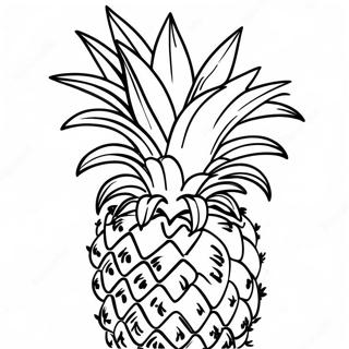 Ananas Fargeleggingsark