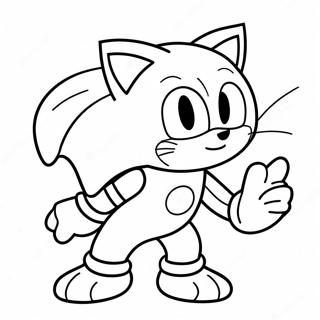 Big The Cat Sonic Fargeleggingsark 43982-36586