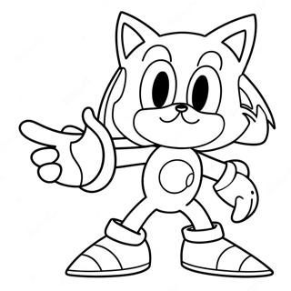 Big The Cat Sonic Fargeleggingsark 43982-36588